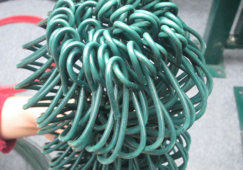 河北PE包塑勾花網圖片3