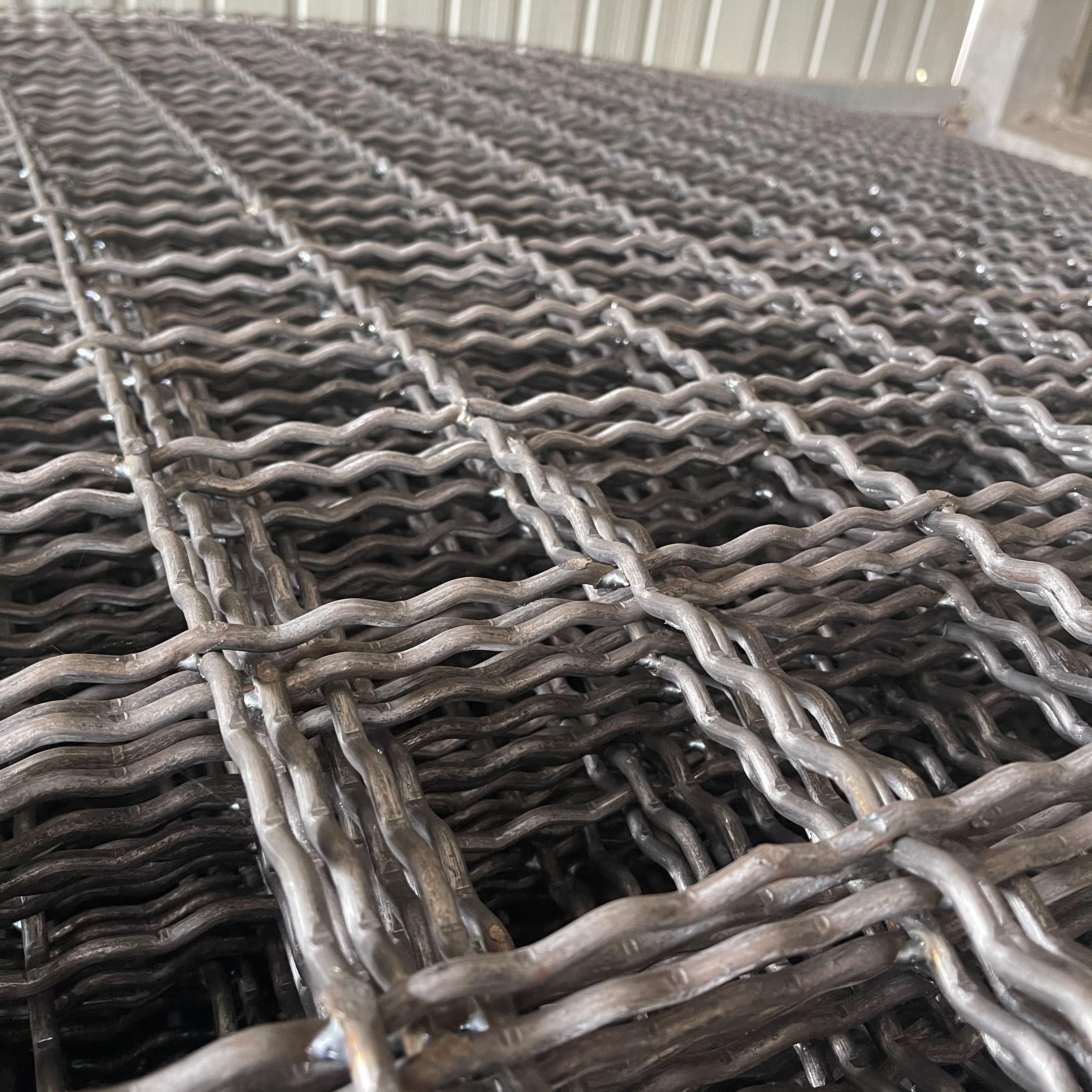 安平礦用鋼筋編織網軋花編織焊接網煤礦支護鋼筋錨網圖片3